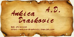 Ankica Drašković vizit kartica